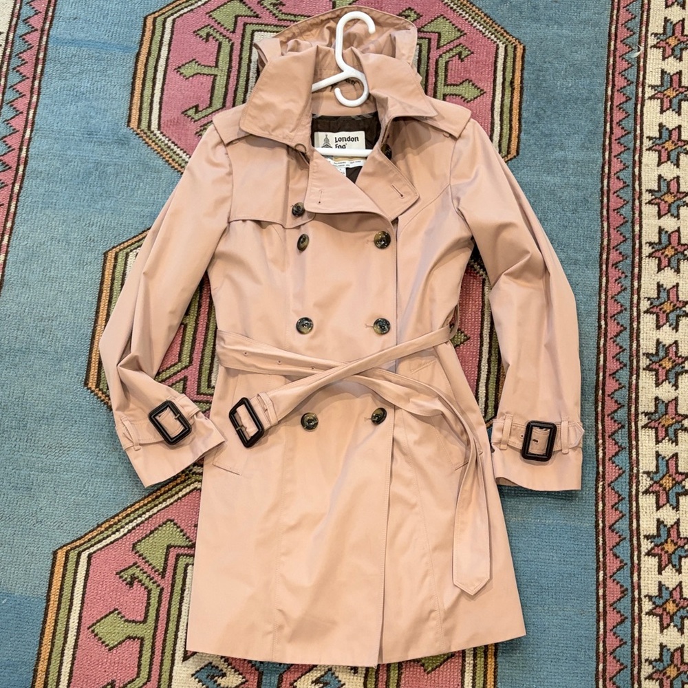 London Fog Classic Trench Coat size S